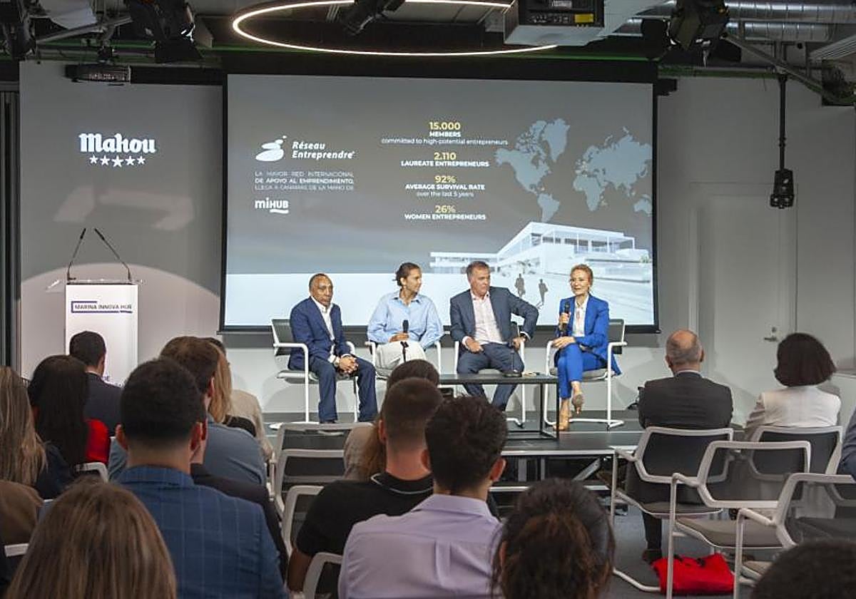 Momento de la presentación.