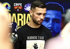 Aramis Torres, en sala de prensa.