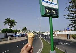 El fuerte calor se asienta en Gran Canaria