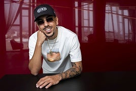 El artista Dasoul en las instalaciones de Canarias7