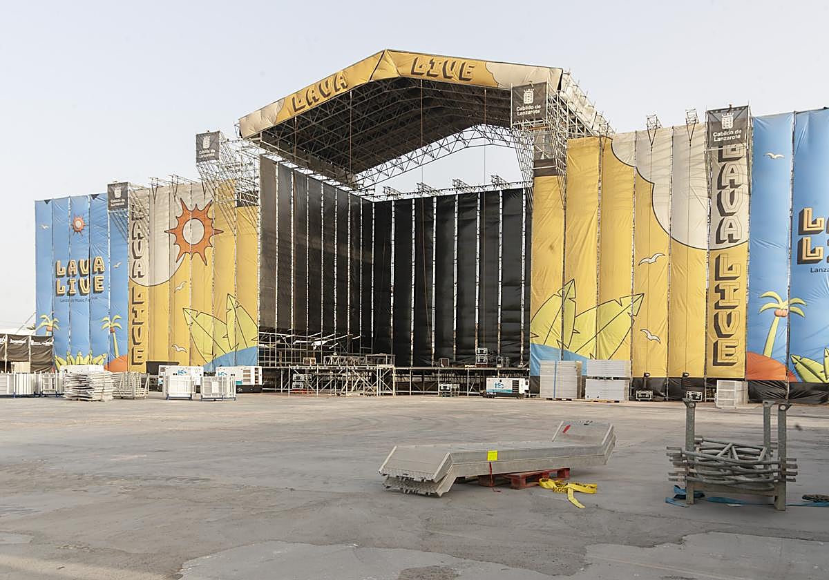Escenario del Lava Live Fest.