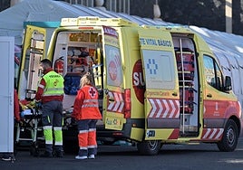 Imagen de una ambulancia del Servicios de Urgencias Canario.