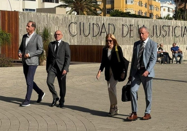 Imagen de la gerente de Geursa, Marina Más, acude a la Ciudad de la Justicia para declarar por el caso Valka.