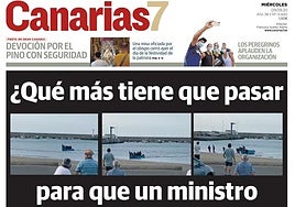 Las portadas que señalaron el campamento de Arguineguín