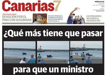Las portadas que señalaron el campamento de Arguineguín