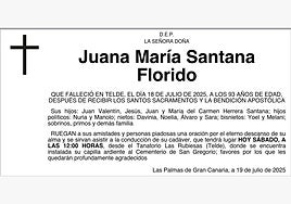 Juana María Santana Florido