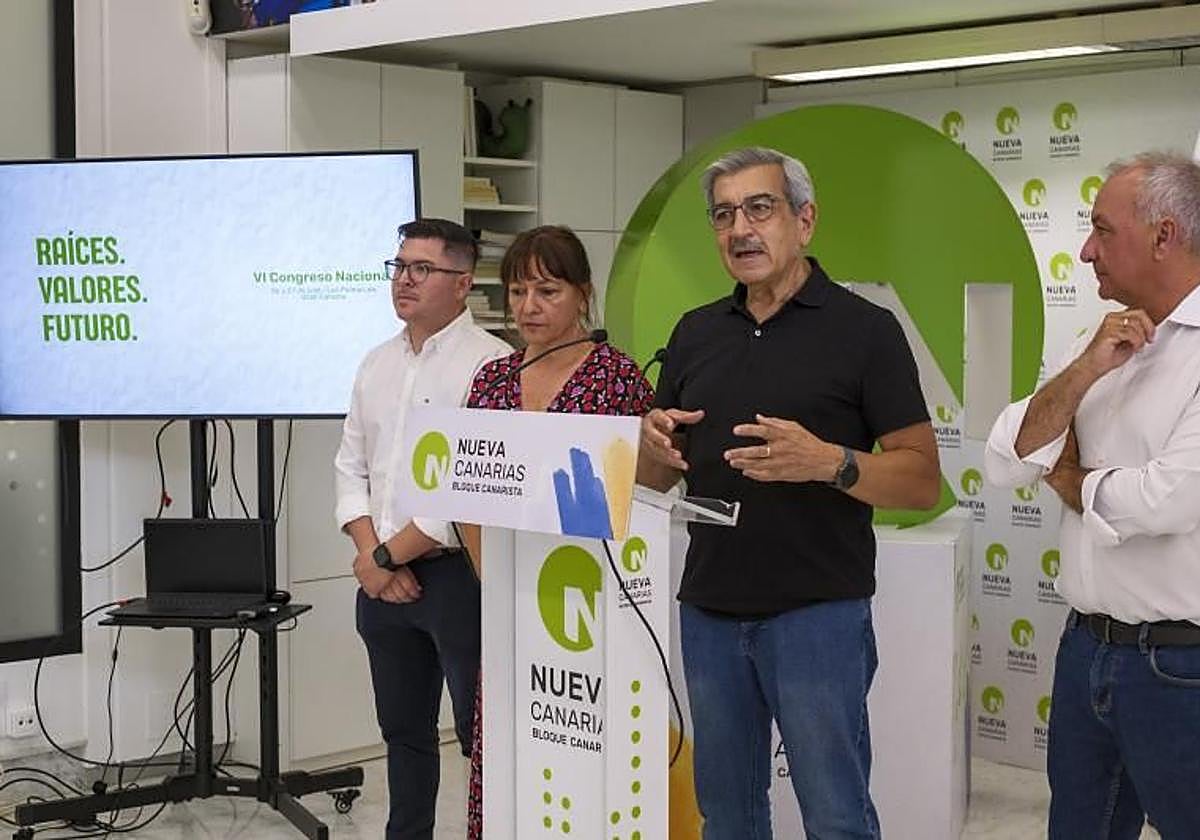 Román Rodríguez en rueda de prensa.
