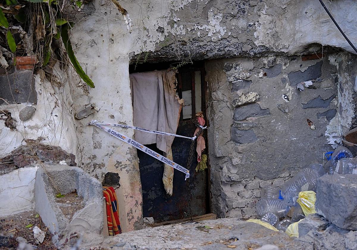 Así es el lugar donde encontraron el cuerpo en avanzado estado de descomposición