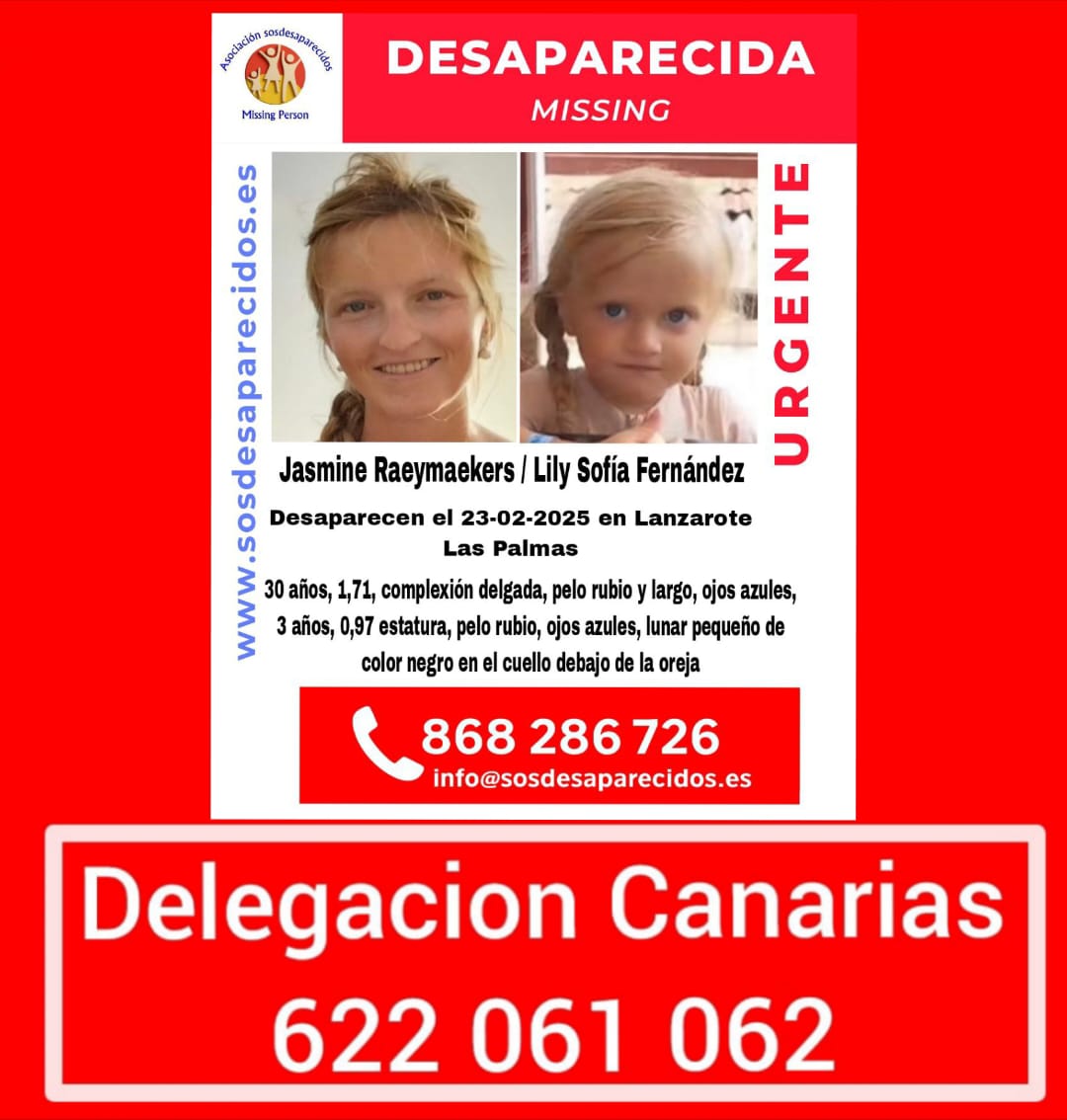 Imagen de las dos personas que desaparecieron el pasado 23 de febrero.