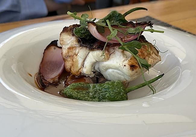 Pescado a la brasa en Embarcadero