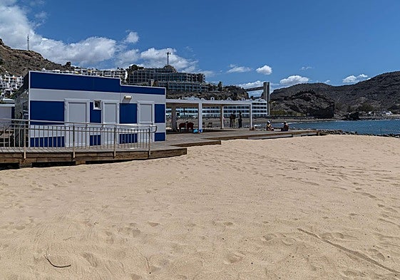 En la imagen, el módulo de restauración de Playa del Cura.