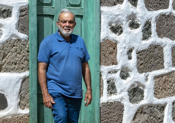 Miguel Jiménez, enamorado de su tierra natal y exconcejal del Ayuntamiento de Agüimes.