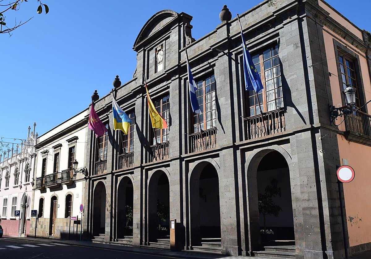 Fachada del Ayuntamiento de San Cristóbal de La Laguna.