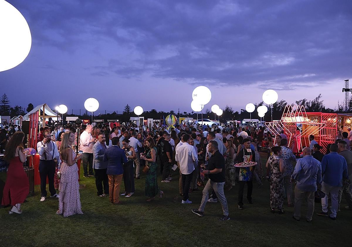 Maspalomas Golf se convirtió en una auténtica obra de arte con la celebración de Audi Golf Night by Mahou & Lopesan.