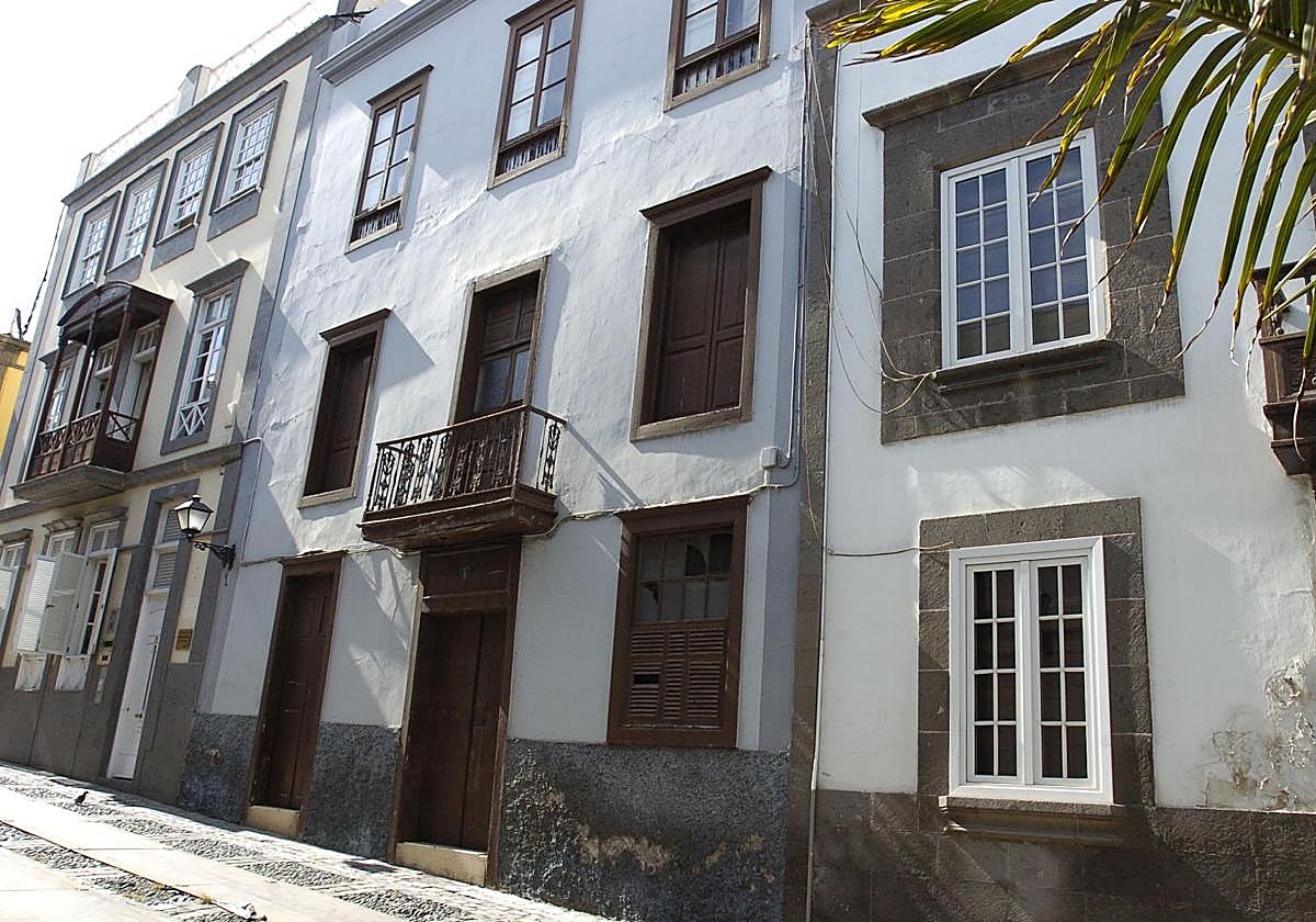 Casas de arquitectura colonial canaria que, evidentemente, no están en La Isleta.