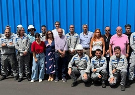 Equipo de trabajadores de Los Guinchos.