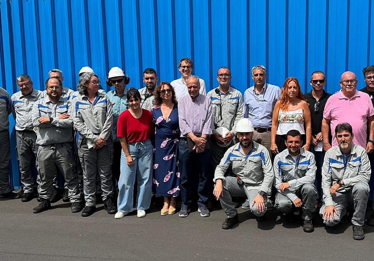 Equipo de trabajadores de Los Guinchos.