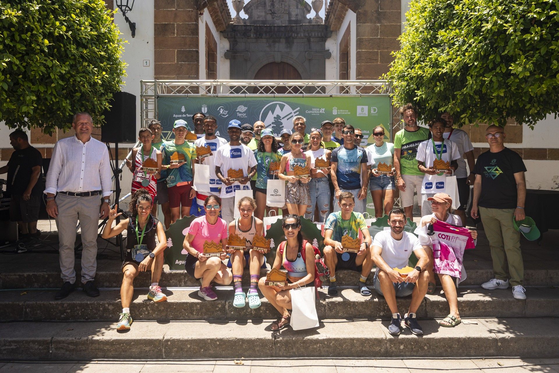 Imagen de la entrega de trofeos.