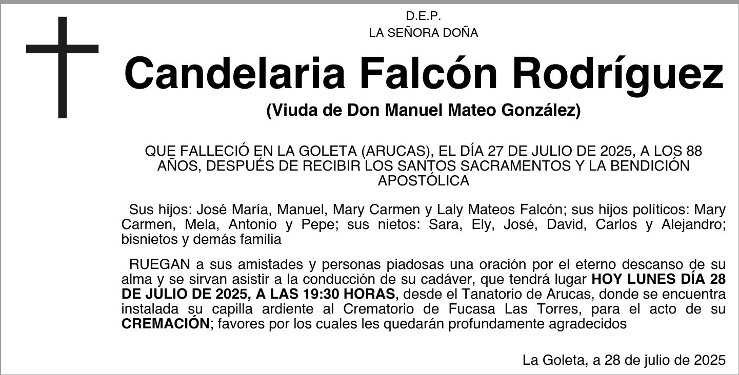 Candelaria Falcón Rodríguez