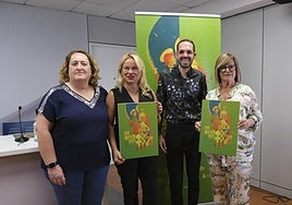 Xili Guzmán, Esther Martín, José García e Inmaculada Medina.