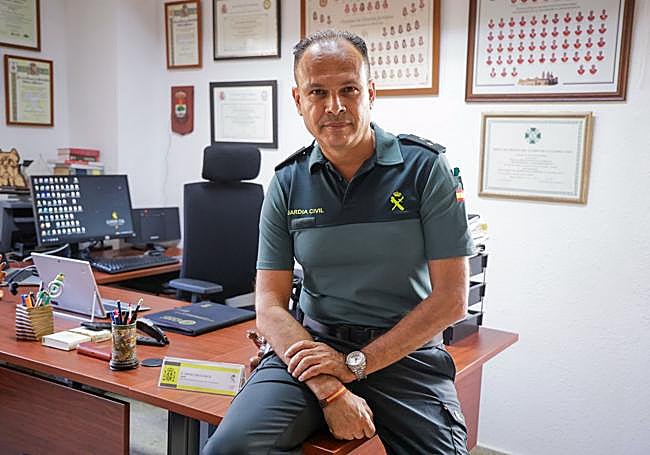 El capitán del Seprona en Las Palmas, Germán García.