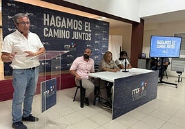 Juan Francisco Artiles, durante la asamblea, encabezará la lista de Más por Telde a los comicios de 2027.