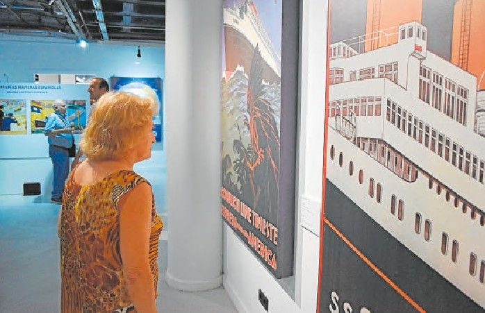 Exposición 'Carteles transatlánticos' en el Museo Elder.