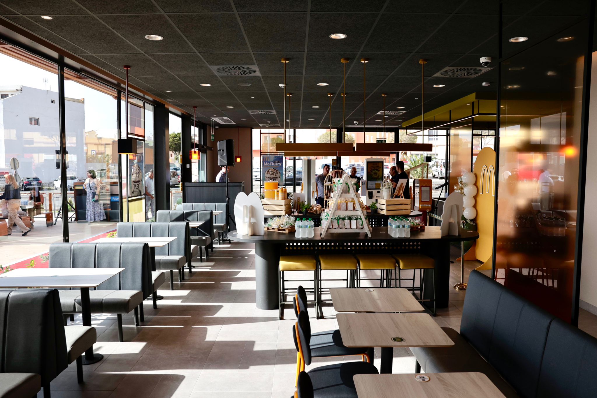 Así fue la inauguración de McDonald&#039;s en Agüimes