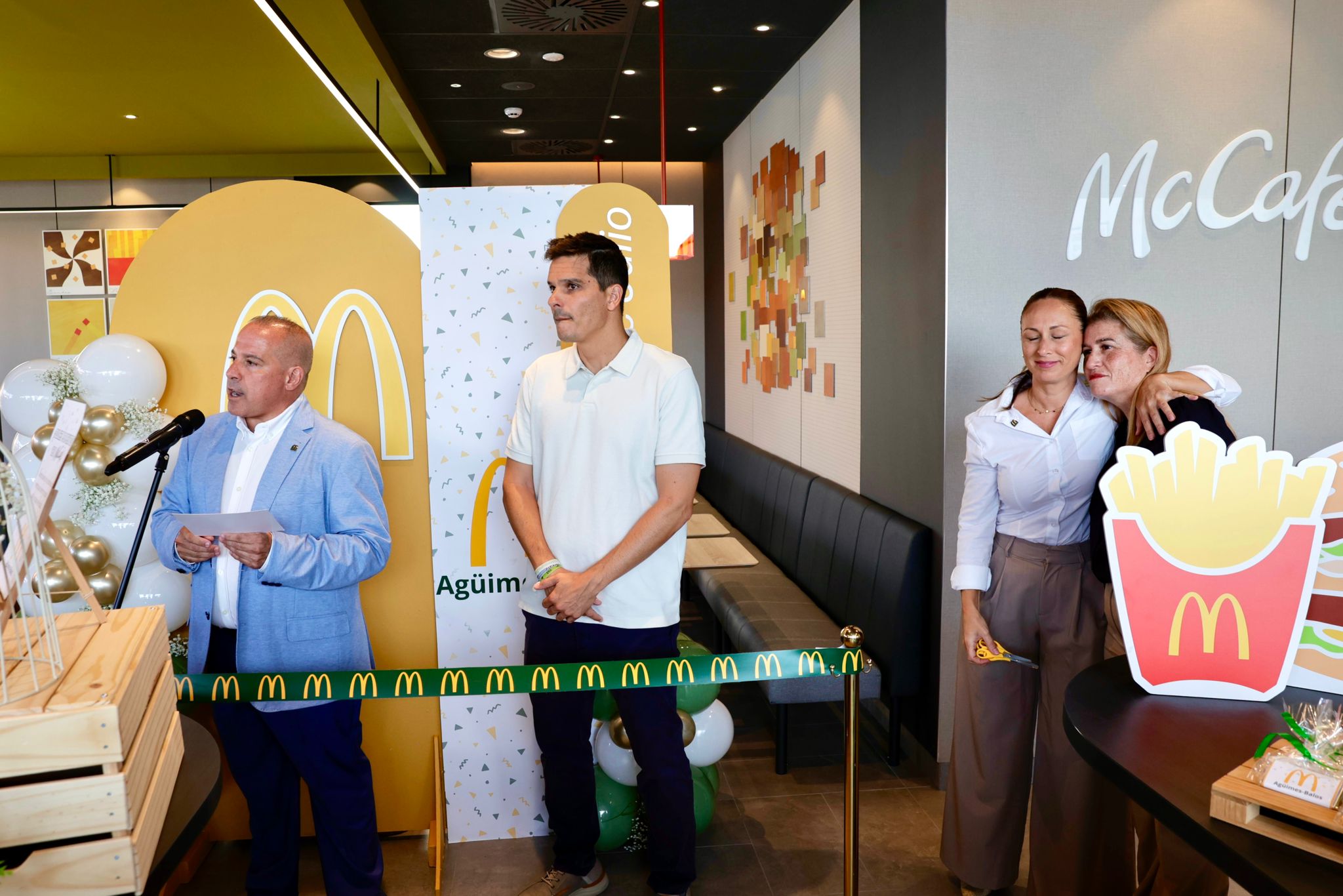 Así fue la inauguración de McDonald&#039;s en Agüimes