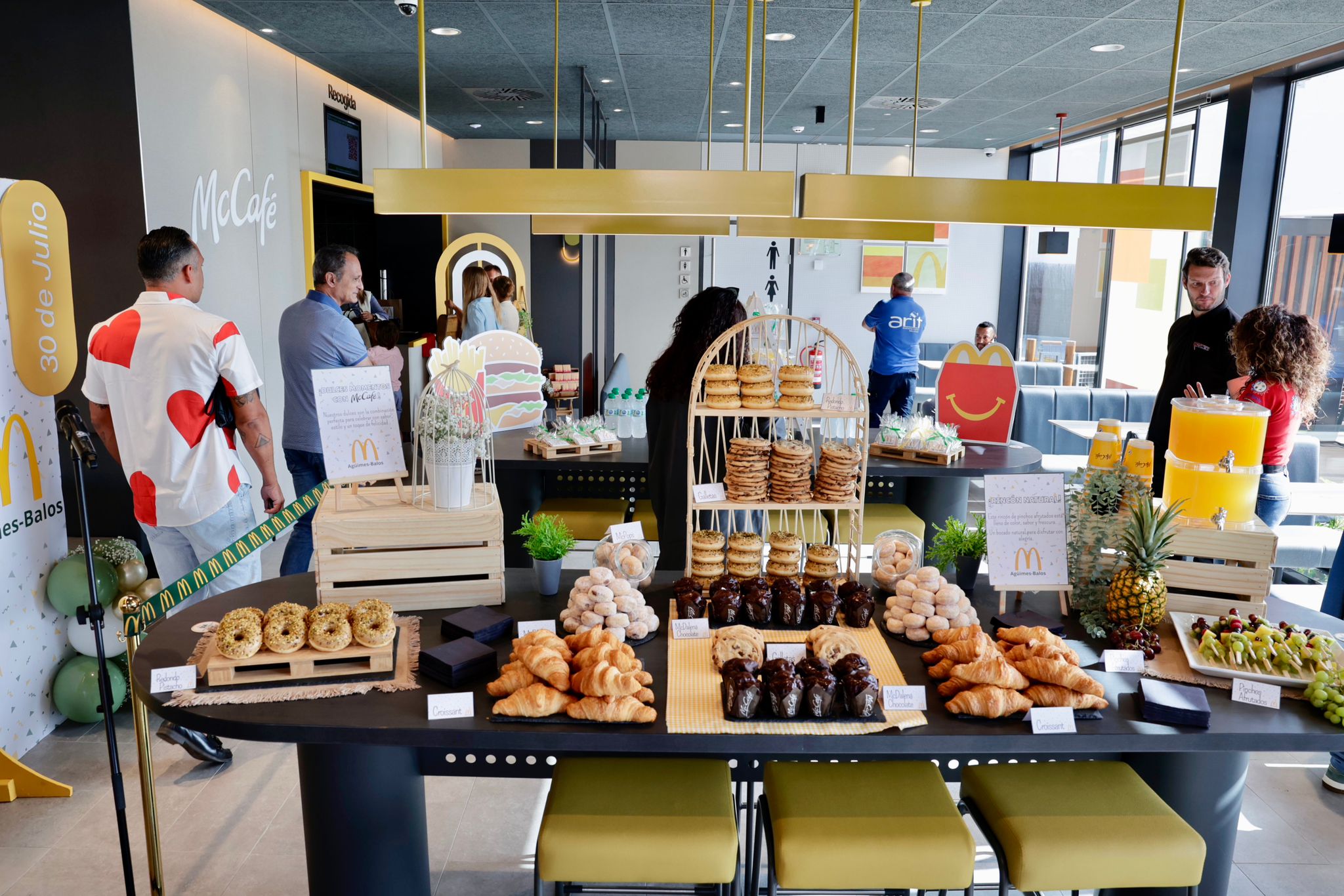 Así fue la inauguración de McDonald&#039;s en Agüimes