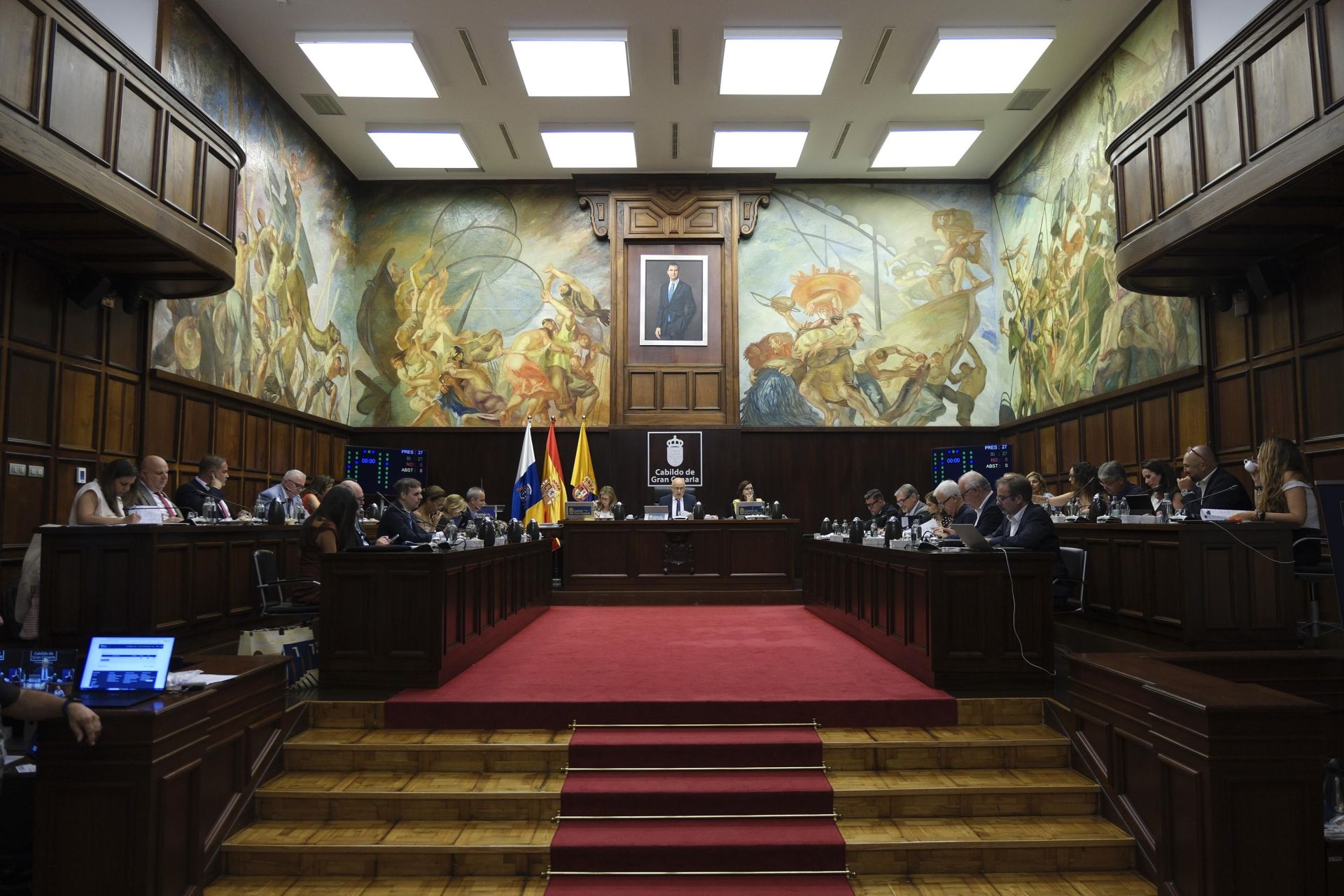 Así fue el pleno del Cabildo de Gran Canaria