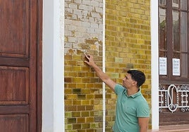 Maciot Cabrera, concejal de Urbanismo, en la Casa Amarilla.