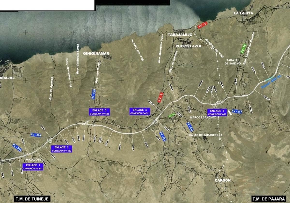 Así queda el trazado de consenso de 21 kilómetros.