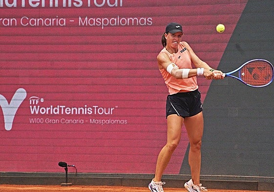 Kaitlin Quevedo ha brillado y opta al título. La jugadora canaria sigue progresando.