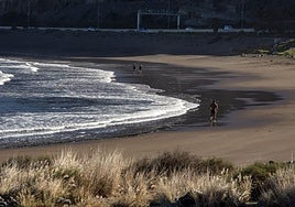 Imagen de la playa de La Laja.