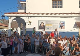Imagen del acto celebrado en la Cofradía de Pescadores de La Aldea.