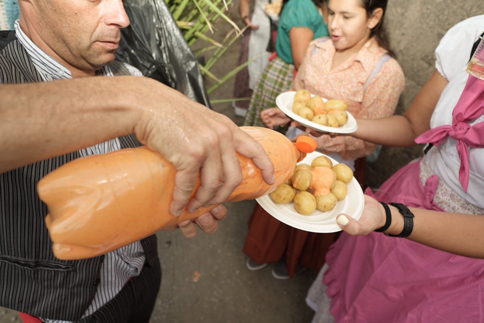 Carretes y romeros por el Camino Viejo de San Lorenzo