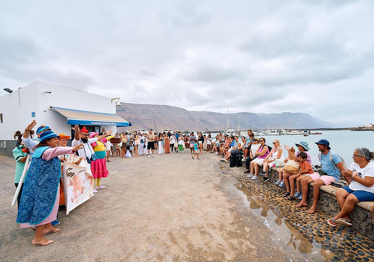 Actividad de 'Costas afortunadas' a su paso por Caleta de Sebo