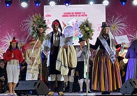 Imagen de Fernando Santana y Neisha Ajwani, romero y romera de las fiestas.