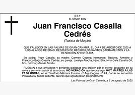 Juan Francisco Casalla  Cedrés
