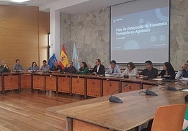 Imagen de archivo de la sesión plenaria que aprobó el Plan de Viviendas de alquiler asequible.