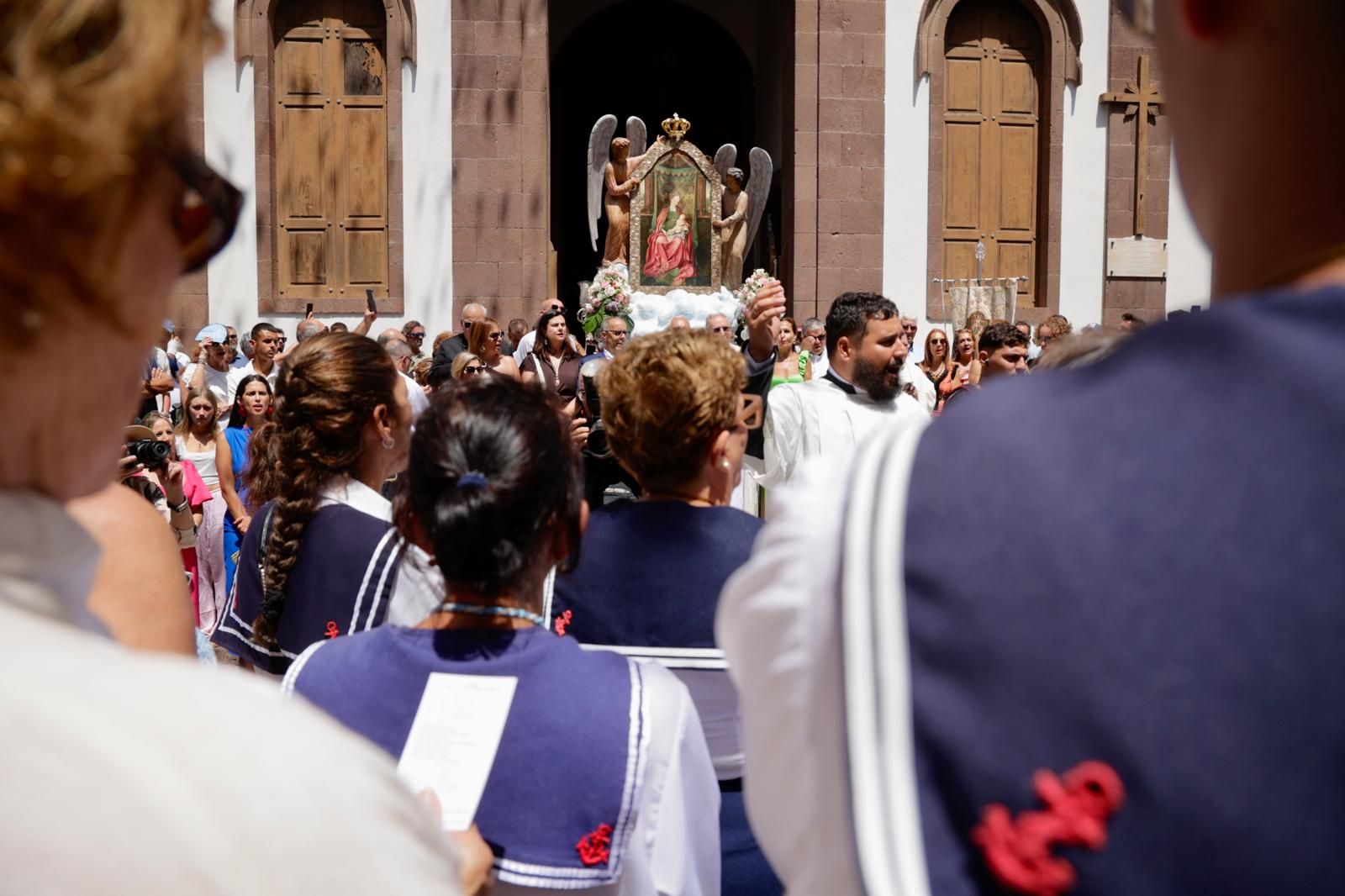 Así lució la procesión del Encuentro en Agaete