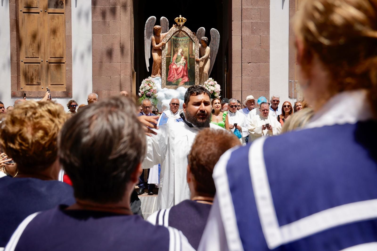 Así lució la procesión del Encuentro en Agaete