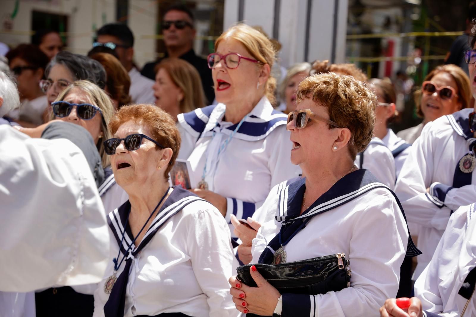 Así lució la procesión del Encuentro en Agaete