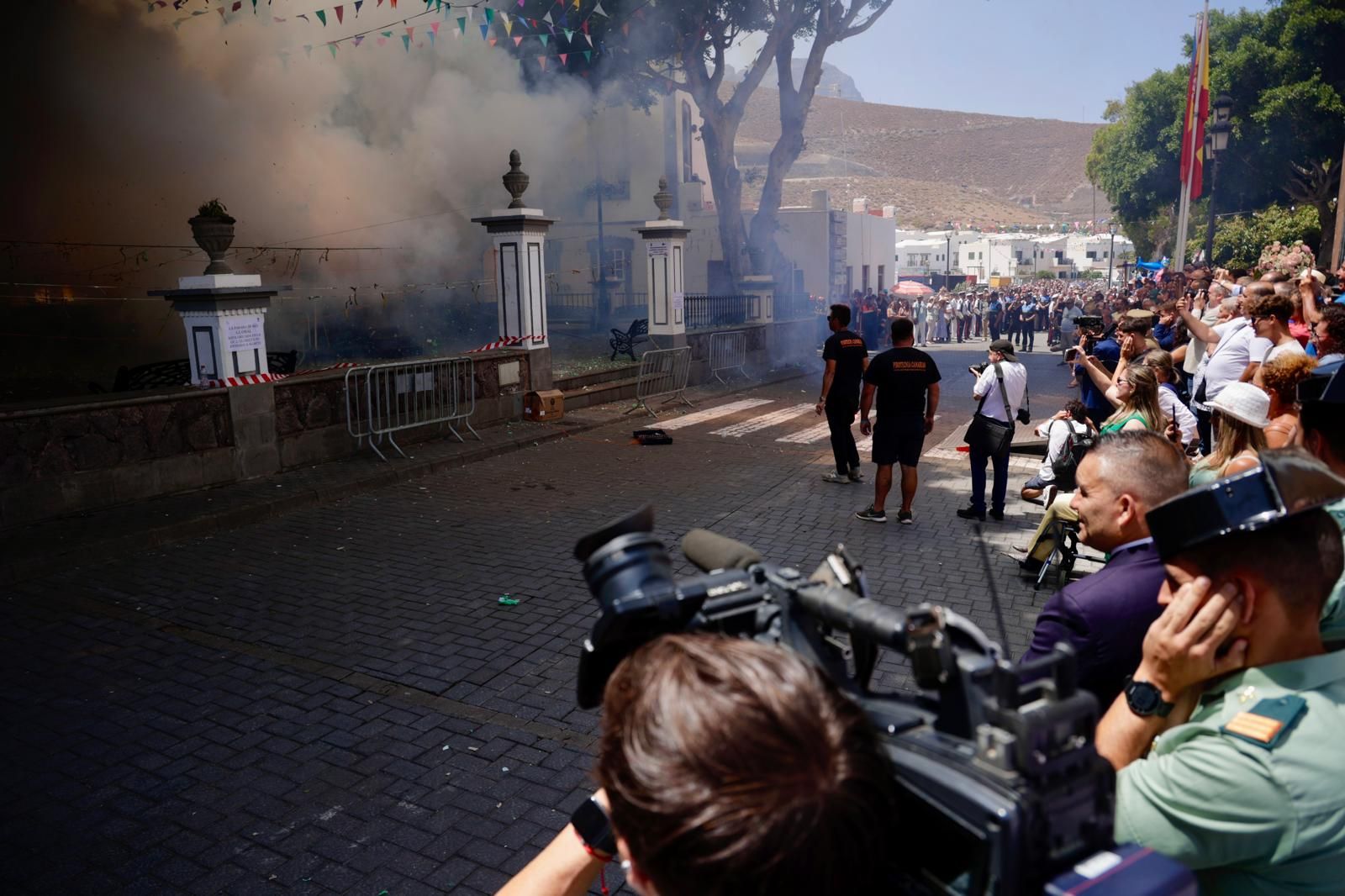 Así lució la procesión del Encuentro en Agaete