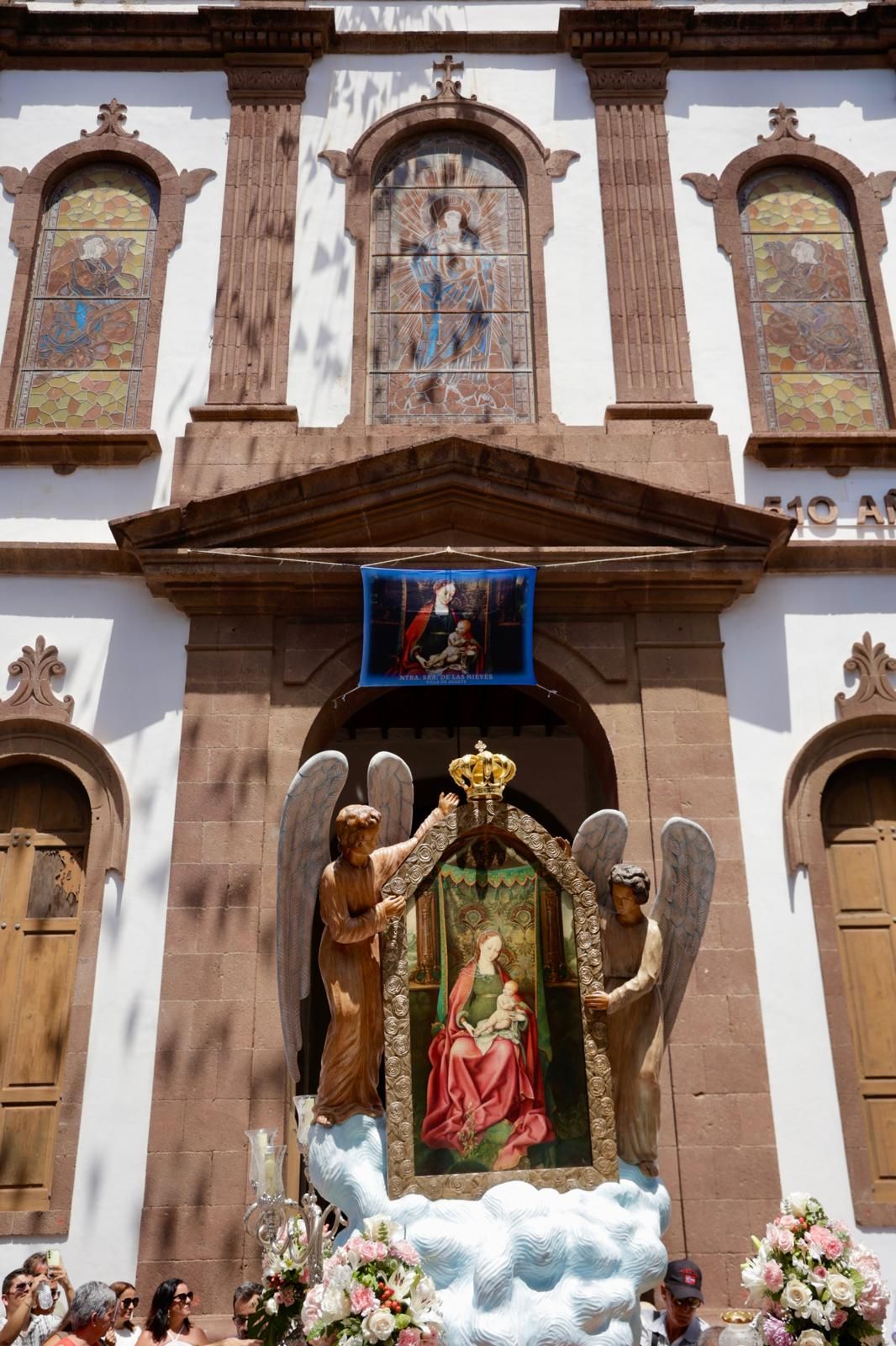Así lució la procesión del Encuentro en Agaete