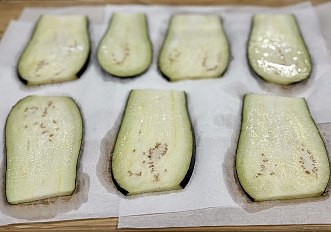 Secamos las berenjenas