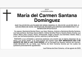 María del Carmen Santana Domínguez