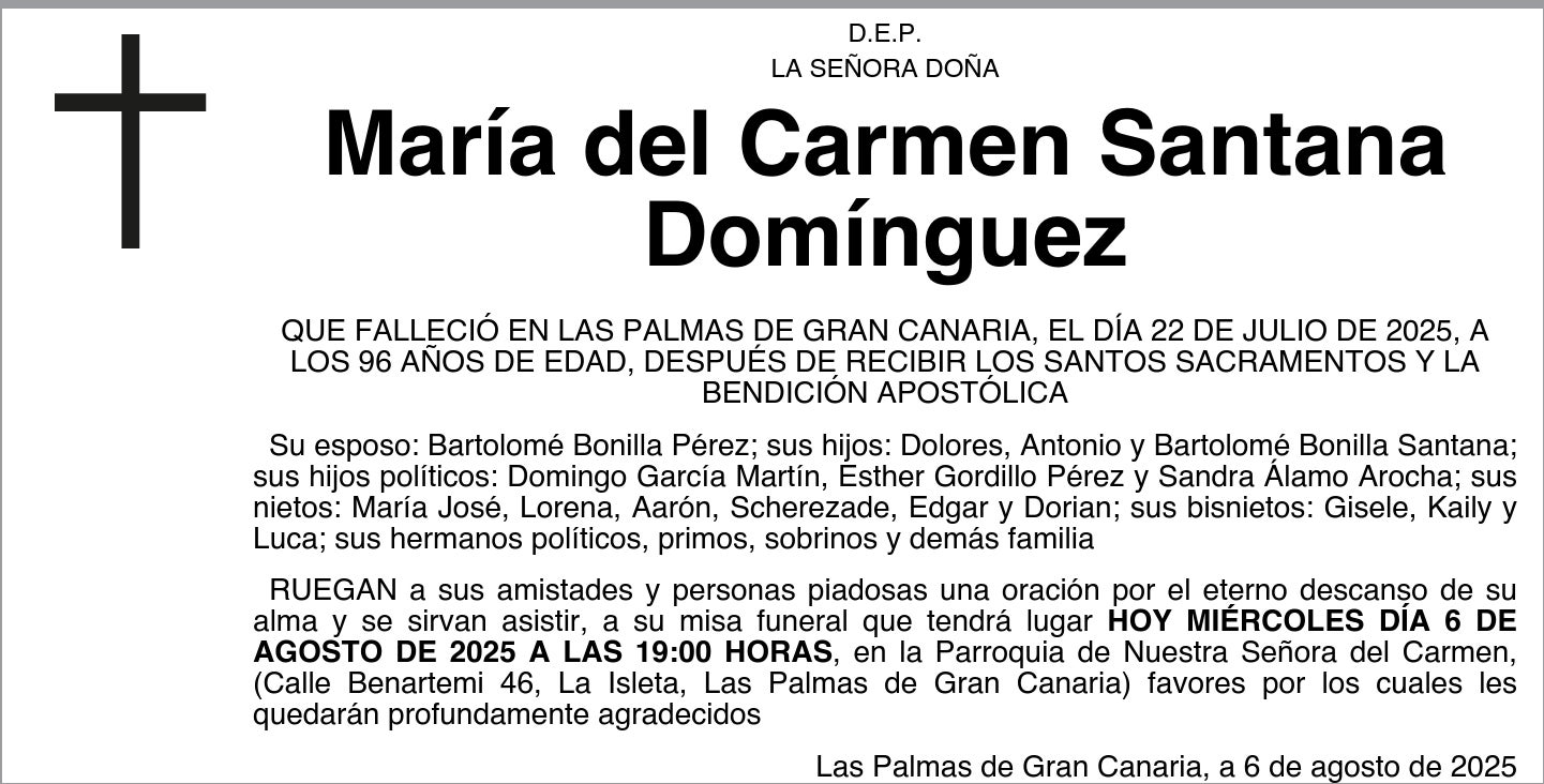 María del Carmen Santana Domínguez