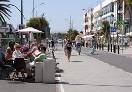 Calle Peatonal en Corralejo, Fuerteventura